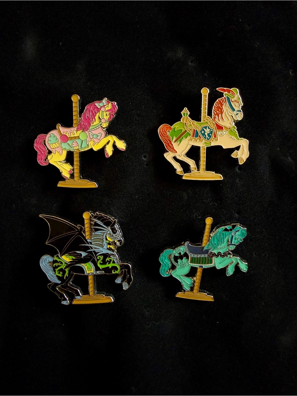 Disney Pin Lot: Kingdom Carrousel
